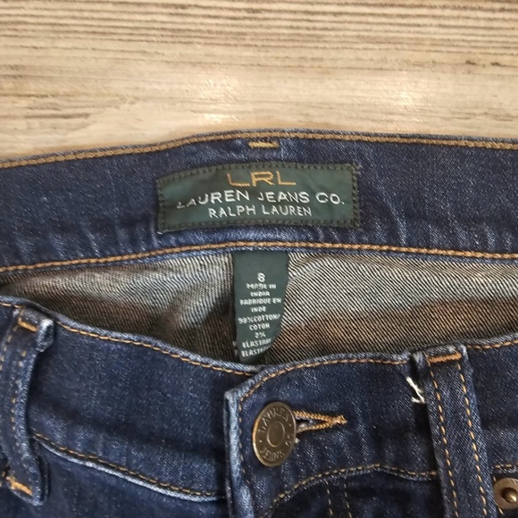 Lauren Ralph Lauren Jeans Womens Lauren Jeans Co Straight Leg Mid Rise Size 8 - Picture 2 of 7